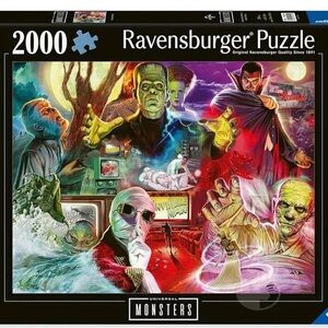 NEW - SEALED Ravensburger Universal Monsters Puzzle - 2000 Pieces